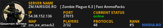 ZM.FAIRSIDE.RO ★ [ Zombie Plague 6.3 ] Fast AmmoPacks